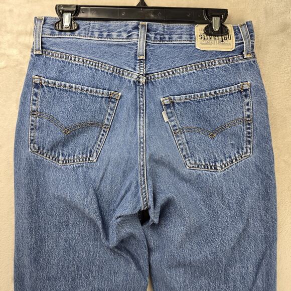 Levis Silvertab 94 Baggy Jeans Mens 28x29 Blue Denim Y2K Skater Hip Hop - Picture 8 of 16